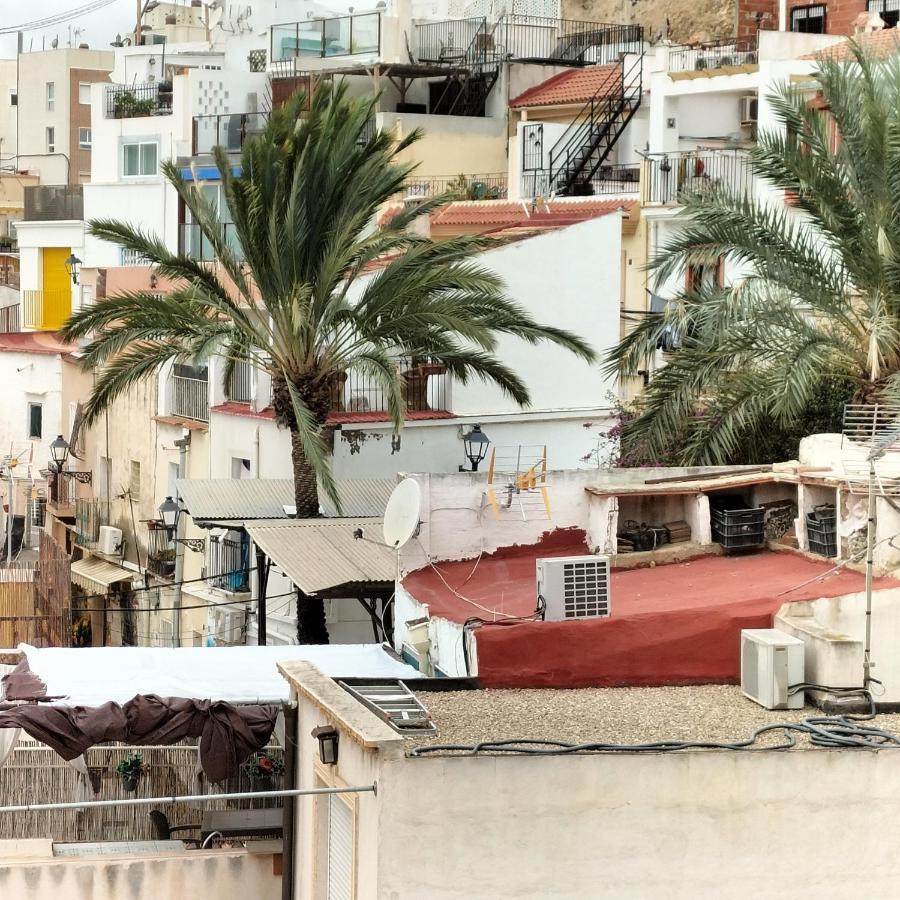 Private Terrace-Romantic-Sea, Castle Views-Central Alicante Buitenkant foto